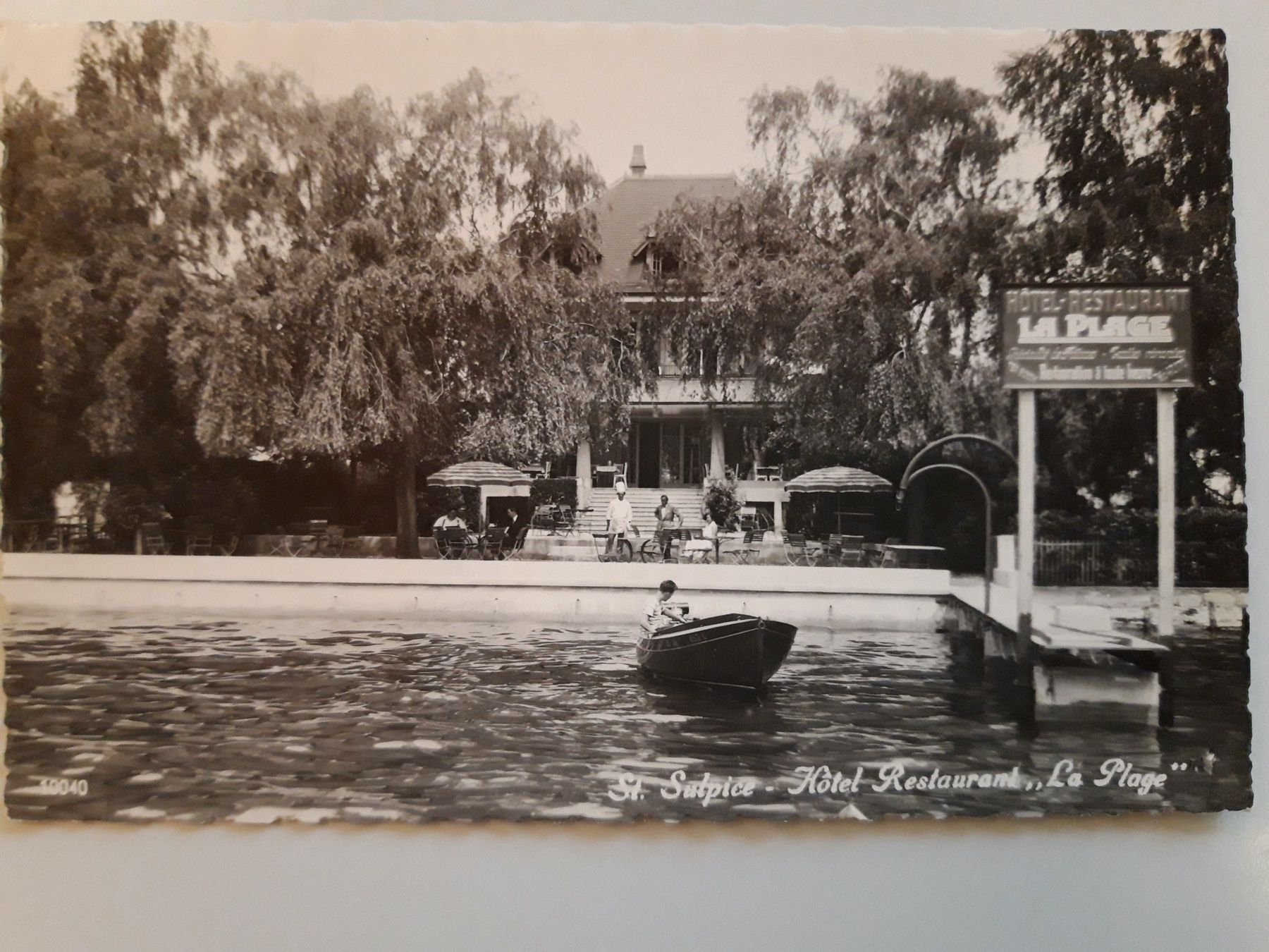 Ansichtskarten: St. Sulpice Hotel Restaurant La Plage – Gebraucht aus Sargans von nicsam1815