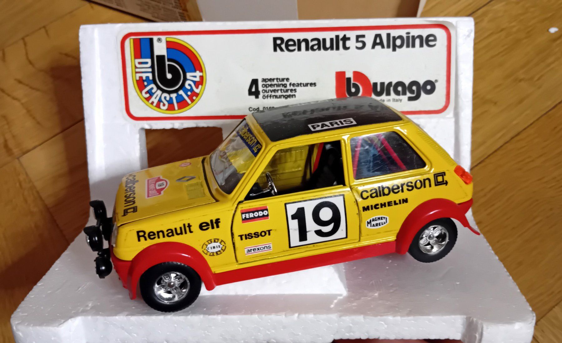 Bburago Modellini d'auto: Burago Renault 5 Alpine - cod. 0162, échelle 1:24 – Usato da Neuchatel venduto da Vlenoble