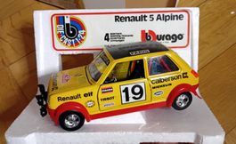 Burago Renault 5 Alpine - cod. 0162, échelle 1:24