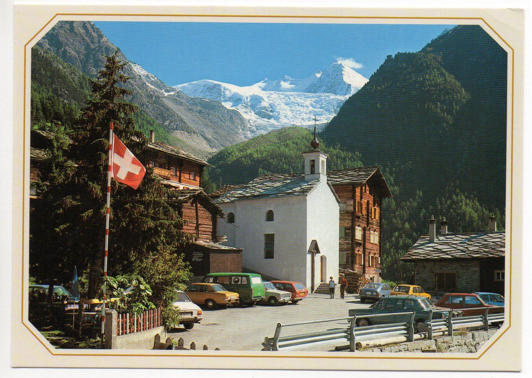Cartoline postali: RIED bei St. Niklaus und Grächen VS, Auto – Nuovo (secondo la descrizione) da Jona venduto da philajona