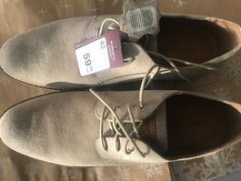 Neue Roberto Santi Wildlederschuhe Gr. 42