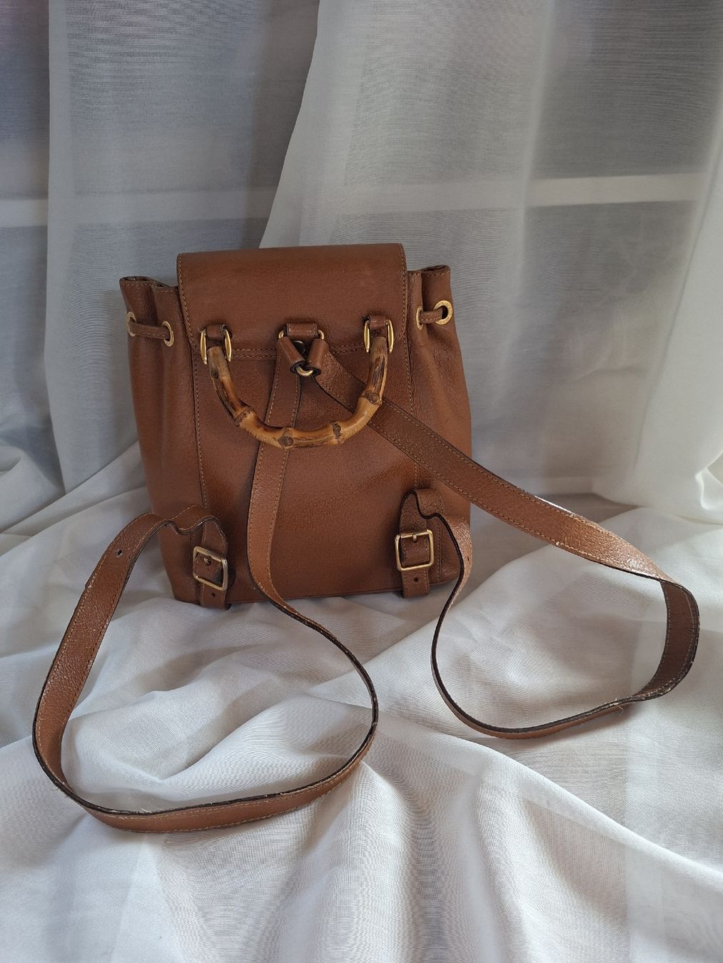 Gucci Rucksäcke: Sac à dos Gucci bamboo – Gebraucht aus Lausanne von Super-cerise 4