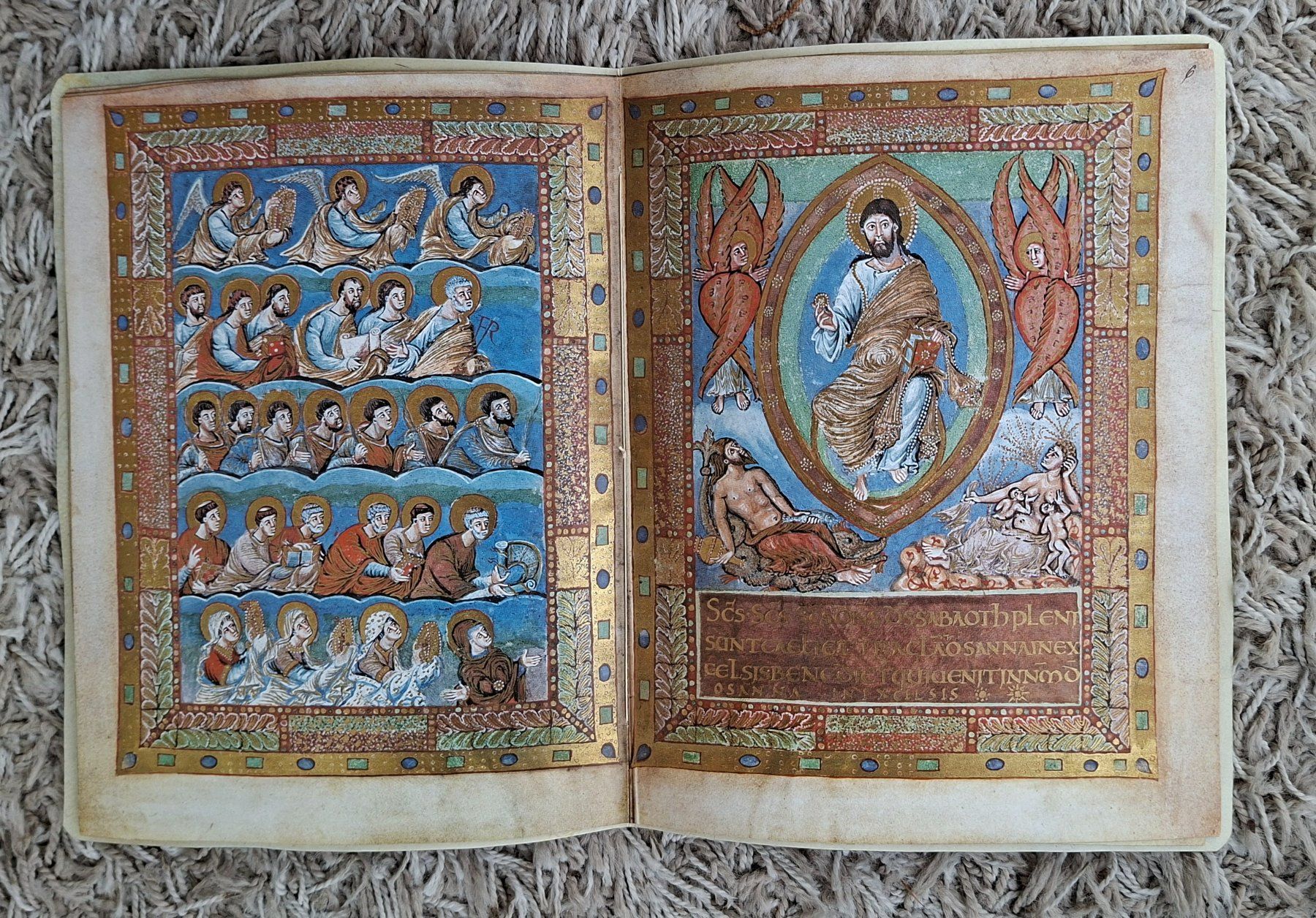 Libri: Sakramentar von Metz, Mappe,  2 Hefte, Bibliothek Paris – Usato da Herisau venduto da Saentis1 6