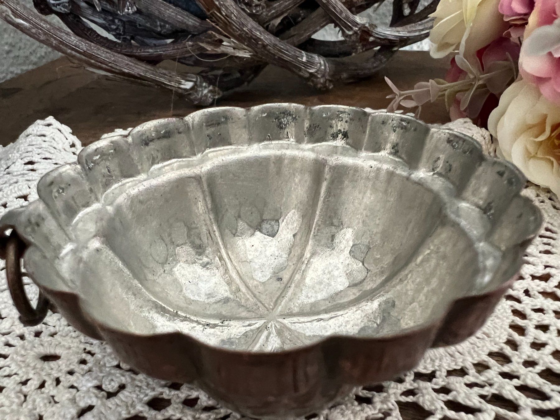 Backformen: Shabby, alte Guggelhopf - Kupfer – Gebraucht aus Walzenhausen von Cerna007 5