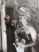 Christina Laurent Ohrclips  vintage