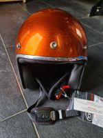 Torx Retro Helm XS, Glänzend Orange, neu