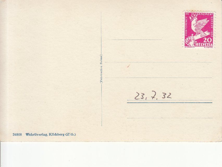 Ansichtskarten: Luzern 1932 – Gebraucht aus Bürglen TG von StampGraf 1