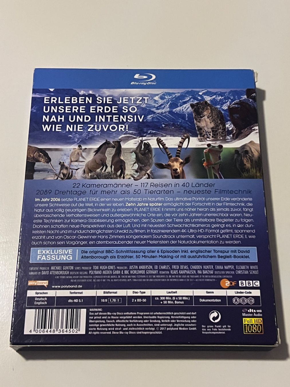 Alle DVDs: Planet Erde II - BBC Blu-ray Box - Dokumentation – Gebraucht aus Altstätten SG von sheamus 1