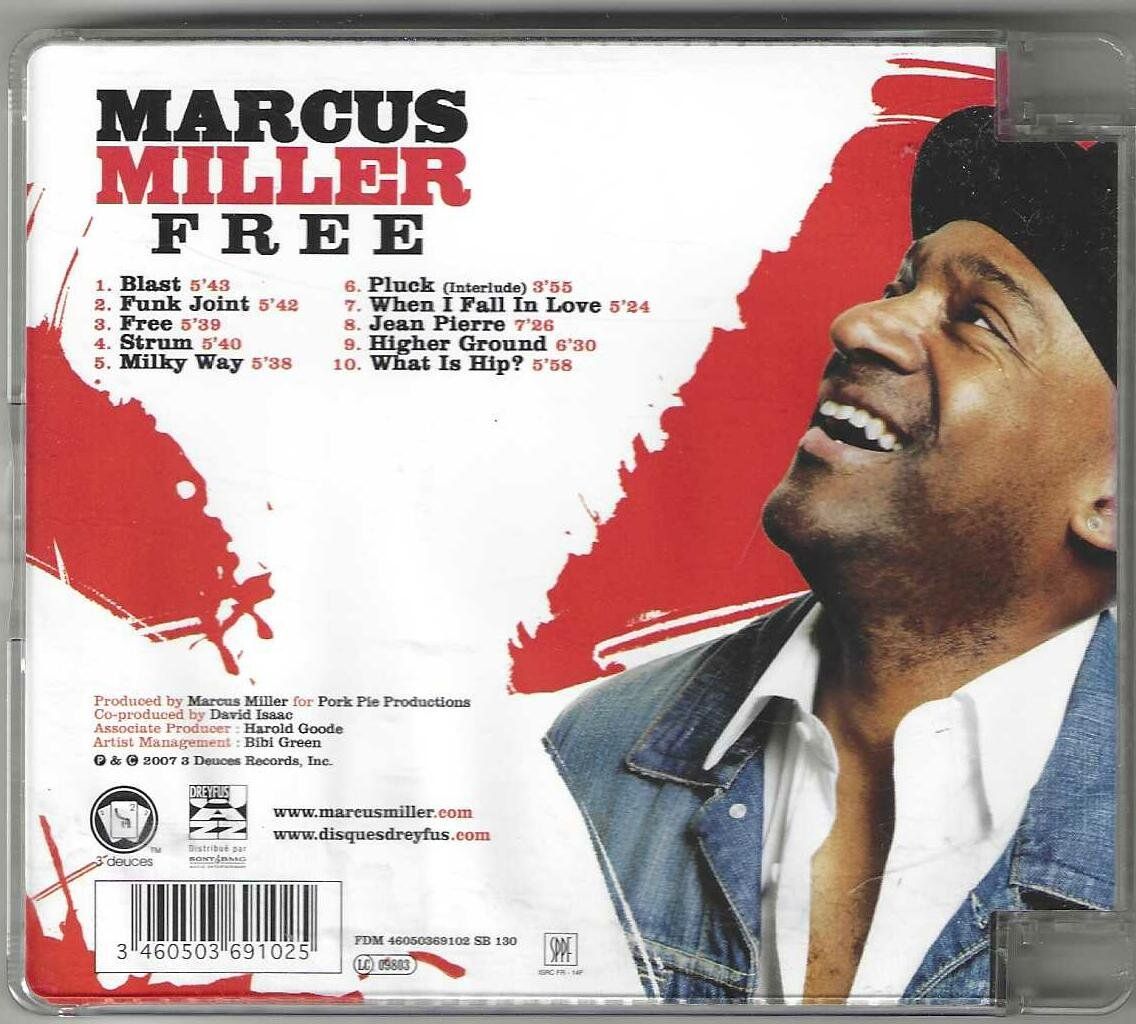 CDs: Marcus Miller - Free – D'occasion à Genève par CDLPBookS 1