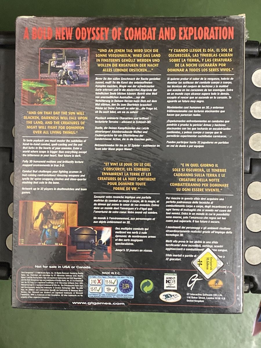 Jeux: Dark Vengeance PC Spiel - sealed – Neuf (Voir description) à Basel par spider-loc 1