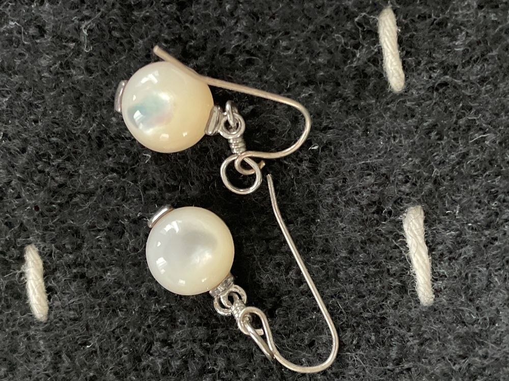 LOFITOR Titan Ohrringe 20G - Hypoallergene Stecker Mit Opal Für Empfindliche Ohren