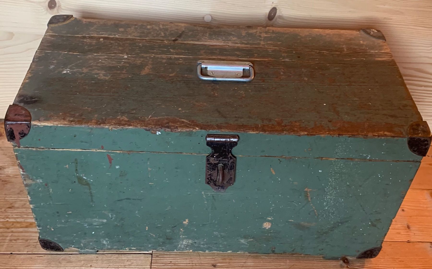 Casse di trasporto: Alte Werkzeugkiste aus Holz – Usato da Goldingen venduto da Bergler012 1