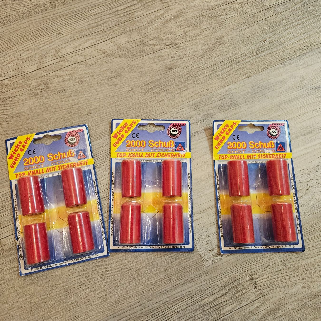 Giocattoli: Zündplättchen 6000 Schuss "Wicke Euro Caps"  Set – Nuovo e nell'imballaggio originale da Embrach venduto da Lilly2021