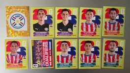 Panini 26 WM PAR Paraguay  1, 2, 3, 6, 9, 10, 13, 17, 18, 20