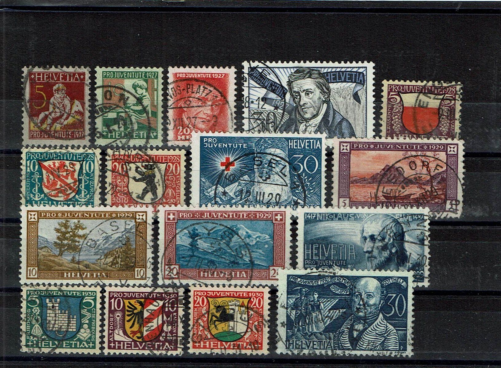 Alle Briefmarken: Lot Pro Ju oblitéré – Gebraucht aus Neuchâtel von yacamoto
