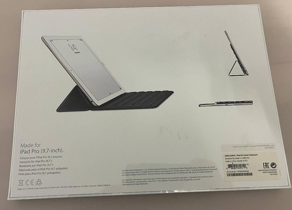Apple Tastiere: Apple Smart Keyboard für iPad Pro 9,7 – Nuovo e nell'imballaggio originale da Egnach venduto da planus