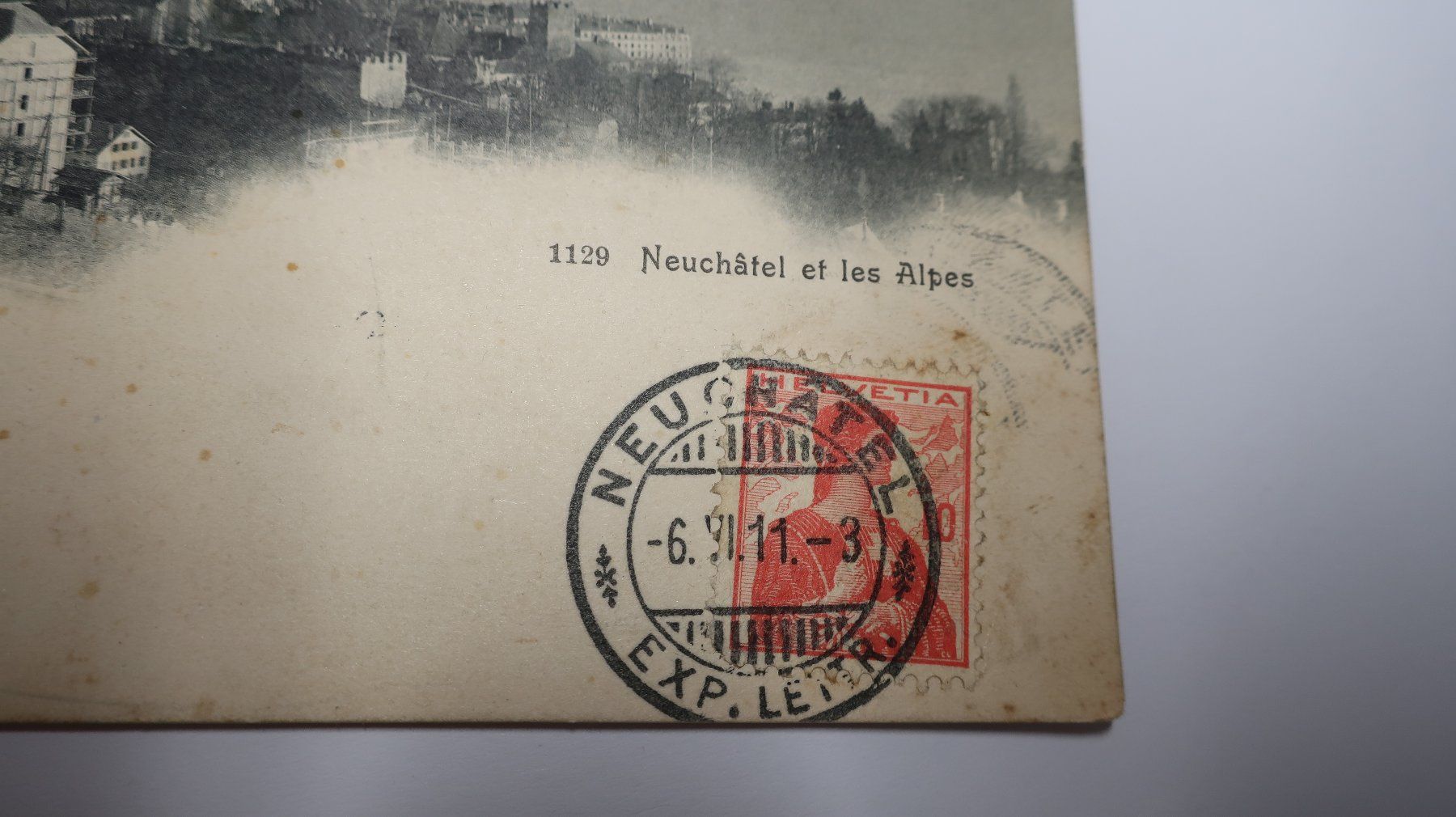 Cartoline postali: Neuchâtel et les Alpes 1911 – Usato da Cormoret venduto da Pascalll2001 2