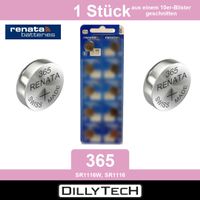 Renata 365 SR1116W Knopfzellenbatterie - 1 Stk.