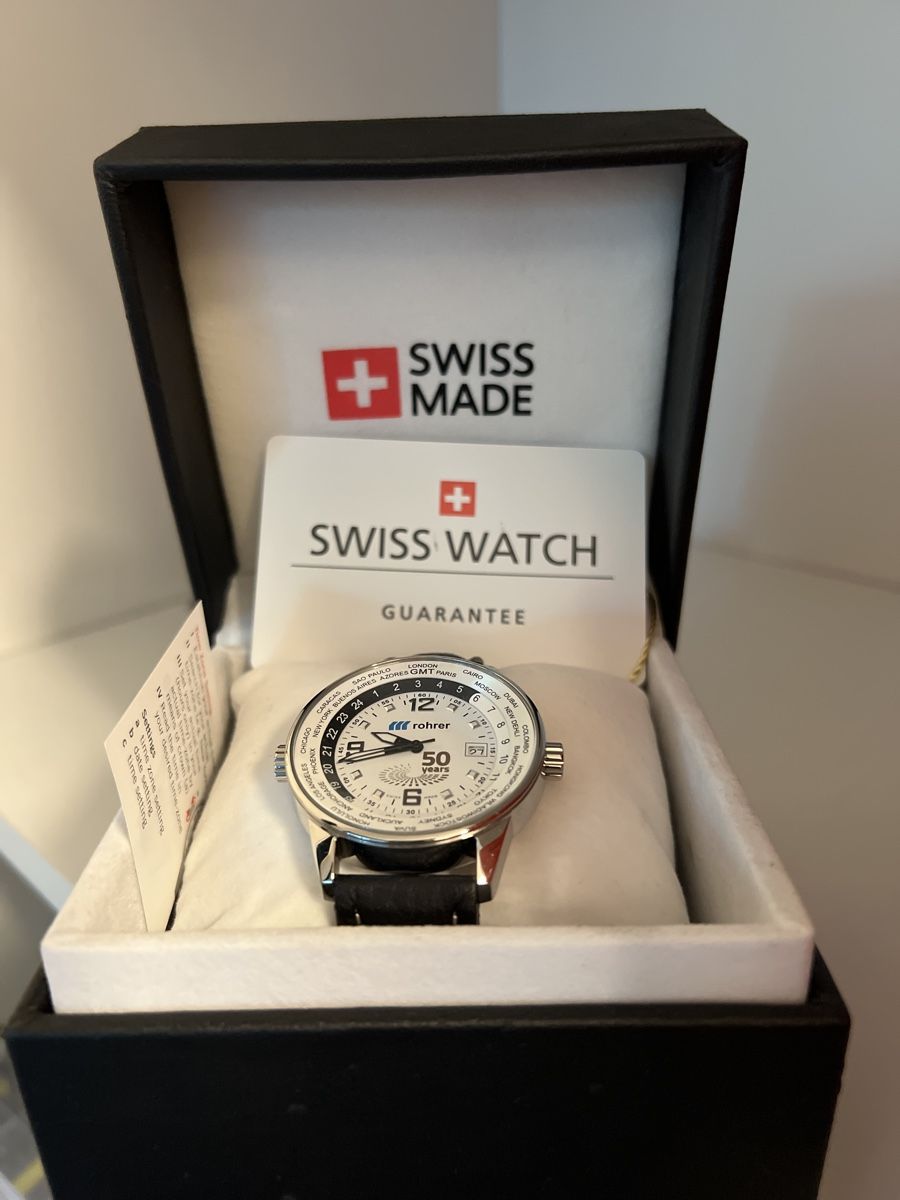 Uhren: Rohrer Worldtimer Herrenuhr - Jubiläumsedition - Selten! – Neu (gemäss Beschreibung) aus Rheinfelden von Paedy93 1