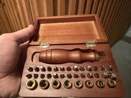 Holzschraubenzieher-Set, Vintage, sehr guter Zustand!