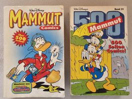 Walt Disney 500 Mammut Comics Band 59 & 75