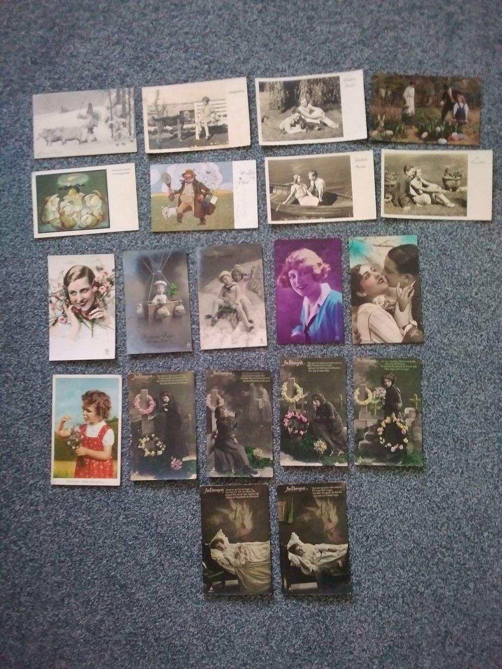 Cartoline postali: Sammlung Kitschkarten 100 Stück – Usato da Appenzell venduto da lama19 4