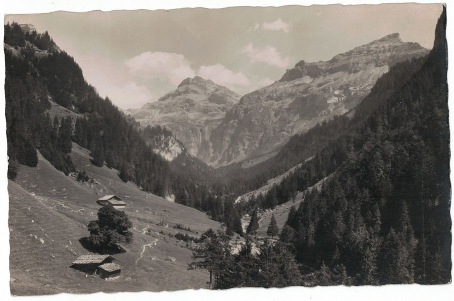 Cartoline postali: Kiental, datiert 1925, ohne AK-Einteilung hinten – Usato da Frauenfeld venduto da POML