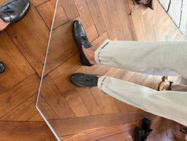 Moreschi Tassel Loafer Grau – Made in Italy – Gr. 10 1/2