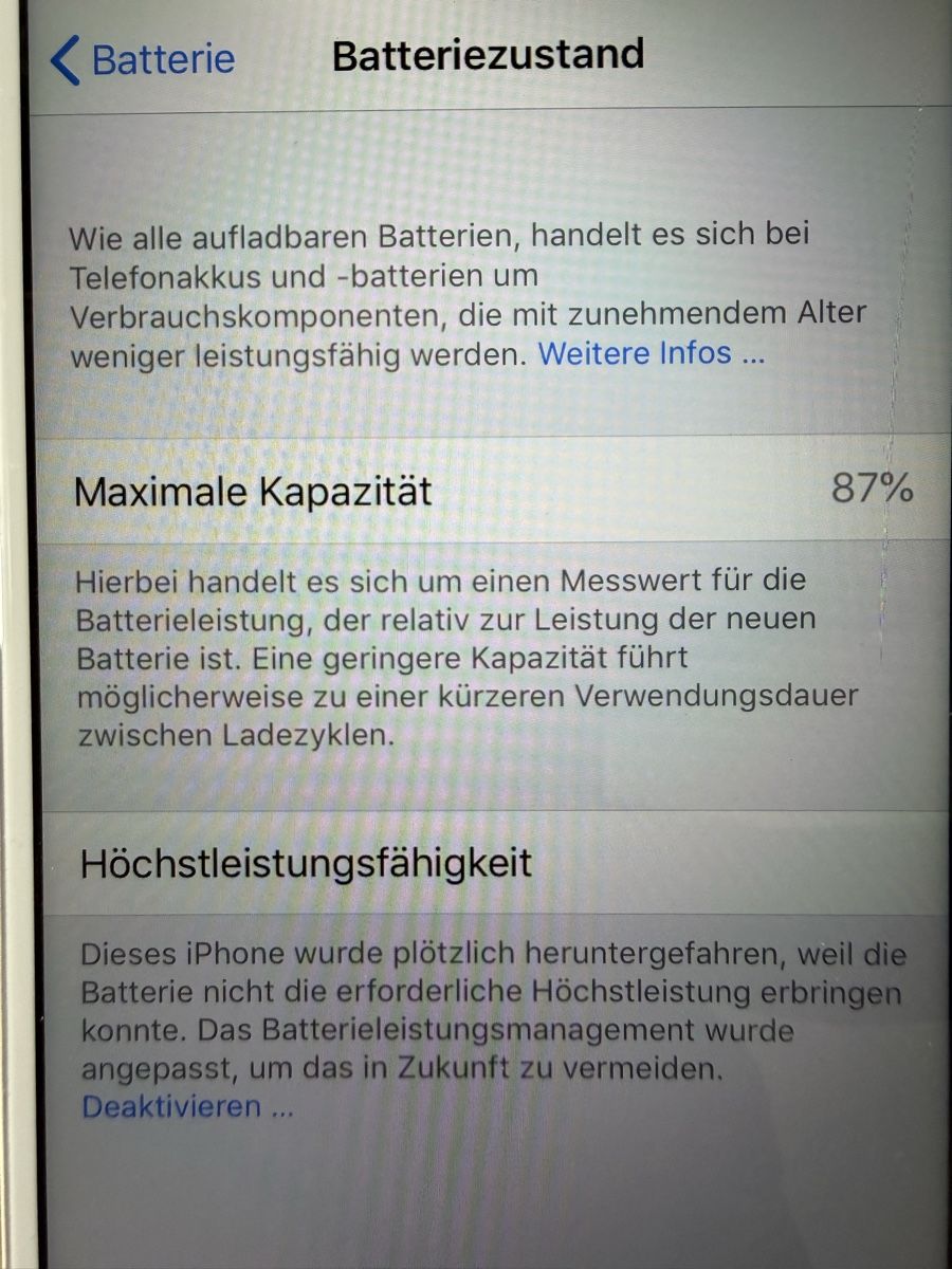 Apple Portables: Apple iPhone 6 32 GB Top Zustand   – D'occasion à Konolfingen par petzipetz 3