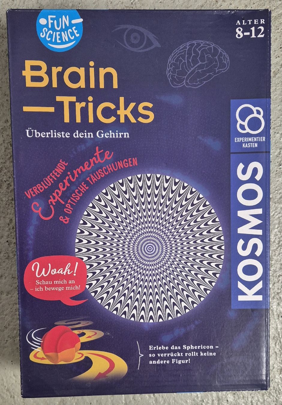 Kosmos Giochi: Kosmos Brain Tricks - Experimentierkasten, Top Zustand! – Usato da Zürich venduto da Funkdoobie