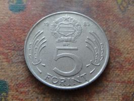 HONGRIE  5  Forint  1985