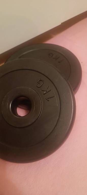 Poids & Haltères: 2 Hantelscheiben à 1 kg – D'occasion à Bern par sv-trade 2