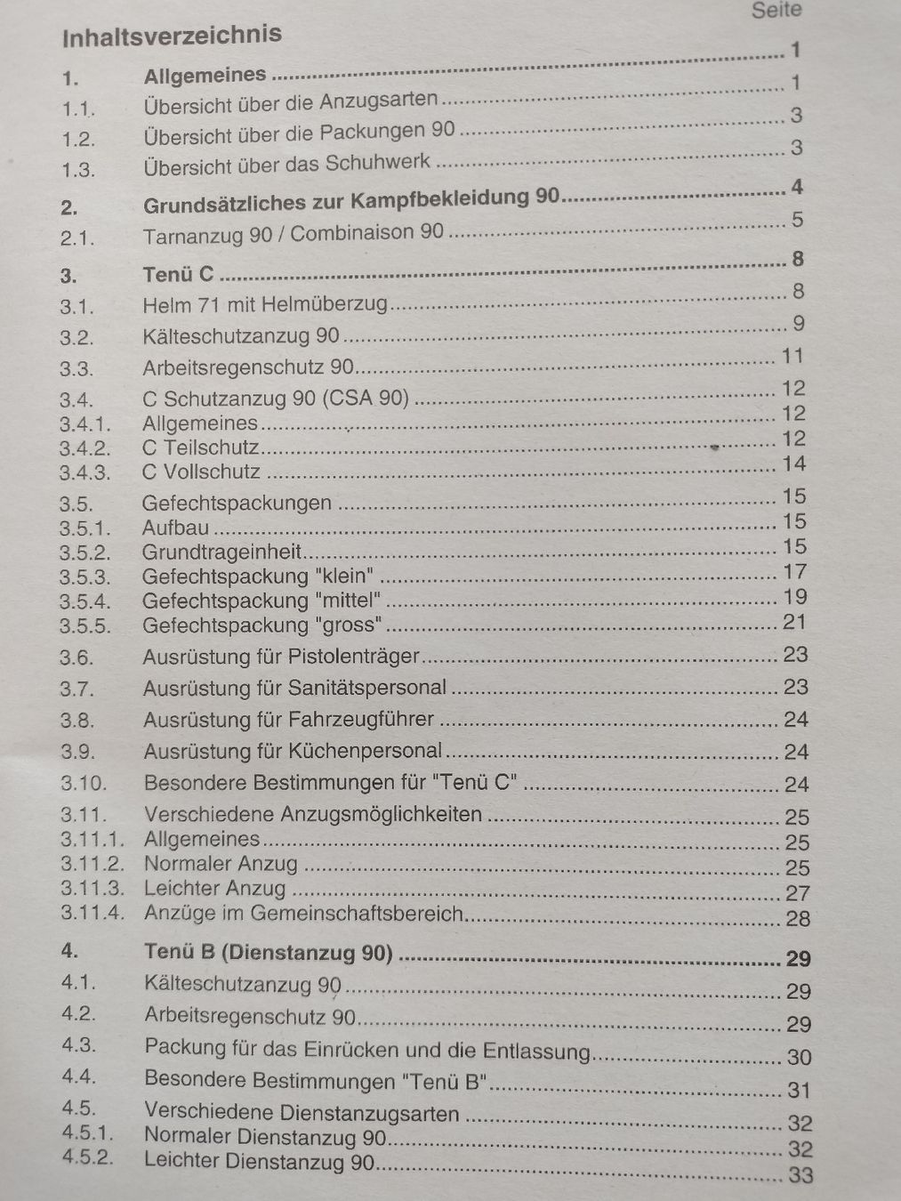 Libri: Schweizer Armee Militär, Kampfbekleidung 90 Büchlein – Usato da Schwanden Sigrisw venduto da cadieux71 1