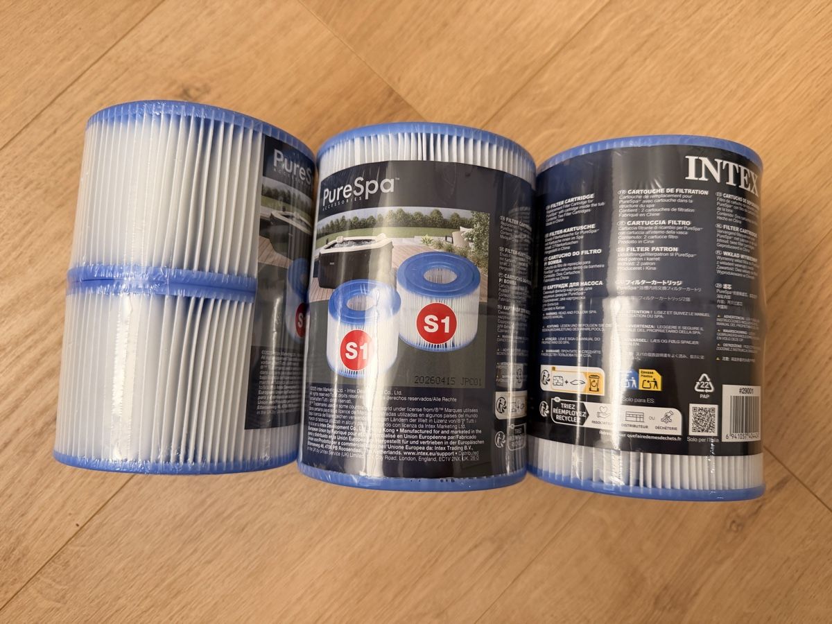 Intex Accessori per Piscine: INTEX Pure Spa S1 Filterkartuschen 6 Stk NEU – Nuovo e nell'imballaggio originale da Ettenhausen TG venduto da 7haus2011