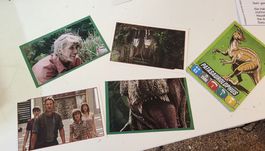 Jurassic World Panini Sticker + Karte (34 / 105 / 185 / 188)