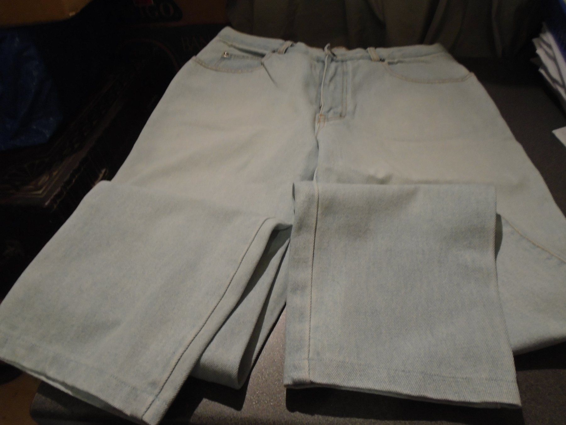Jeans: Jeans Grösse 42, Teddys, hellblau – Usato da Zürich venduto da abraxas1291