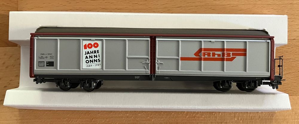 Bemo Modelleisenbahnen: Bemo 2278-1 Güterwagen 100 Jahre RhB – Neu (gemäss Beschreibung) aus Schöftland von Jona640 3