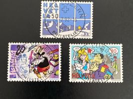 1992: Sonderpostmarken II mit Vollstempel Luzern