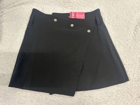 Minirock mit Details schwarz Gr M Neu