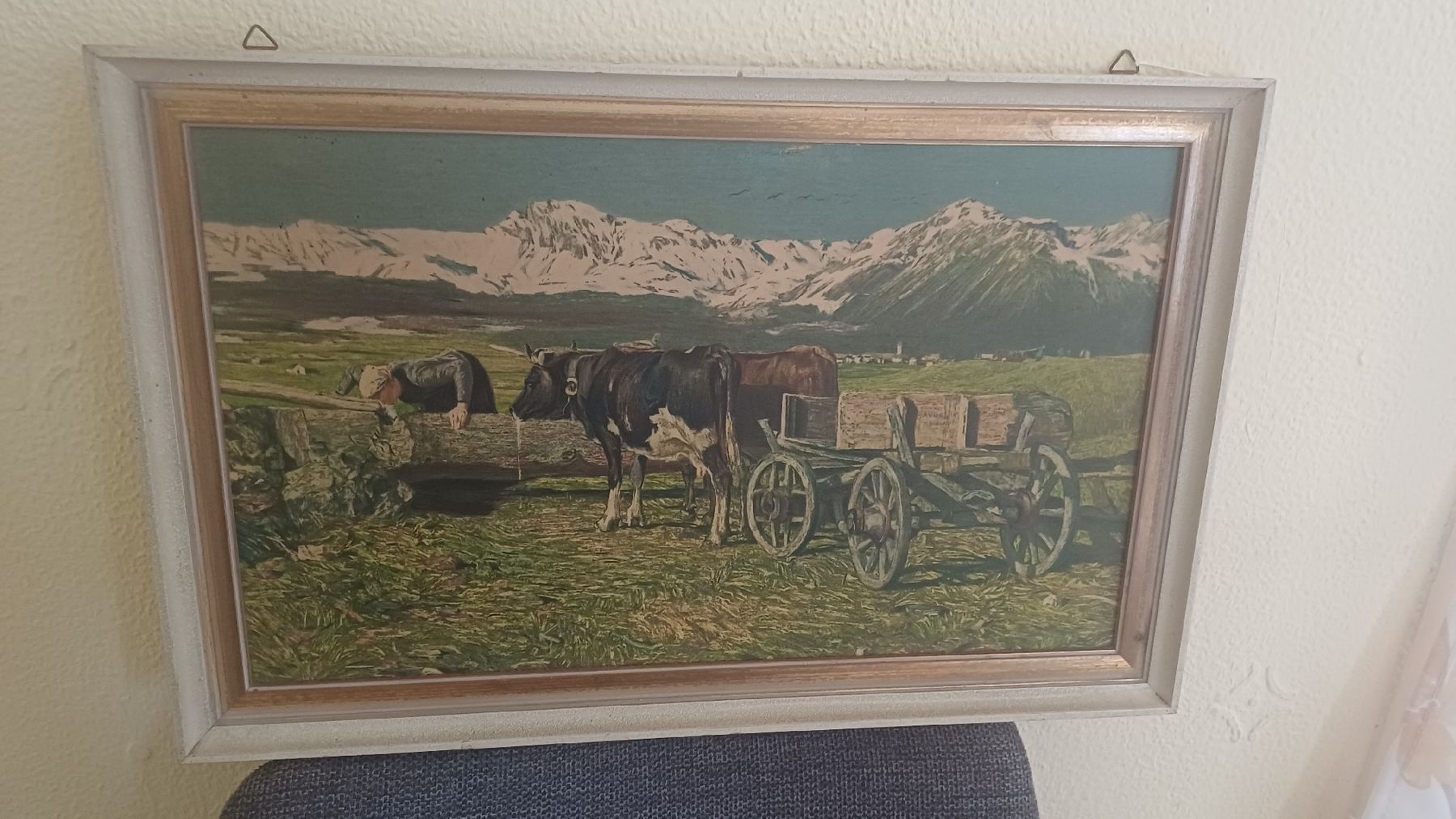 Posters & Illustrations: Landschafts Bild Segantini  – D'occasion à Flawil par Pinkmalibu