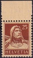 1933, Tellbrustbild Nr. 175z postfr.**, geriffeltem Papier.