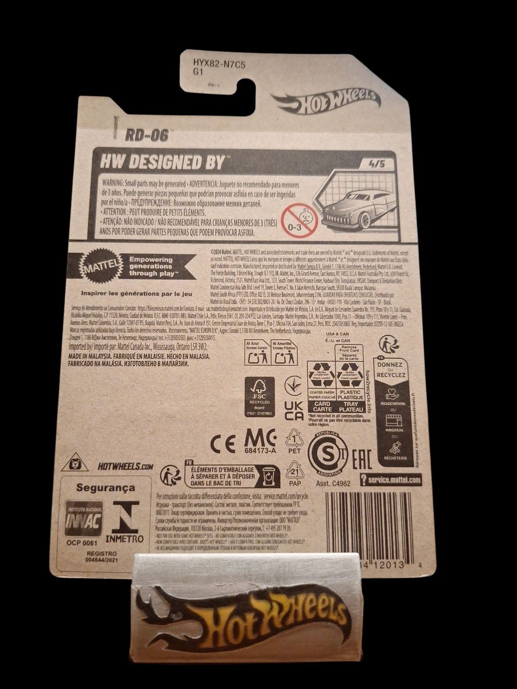 Hot Wheels Modellautos: Hot Wheels HW Designed by 2025 RD-06 4/5 L – Neu und originalverpackt aus Adlikon von Mmartin0 1