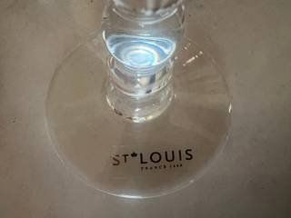 Gläser: Saint-Louis Bubbles Hockgläser – 2er Set aus Kristallglas – Gebraucht aus Birmensdorf ZH von CCBlum 1