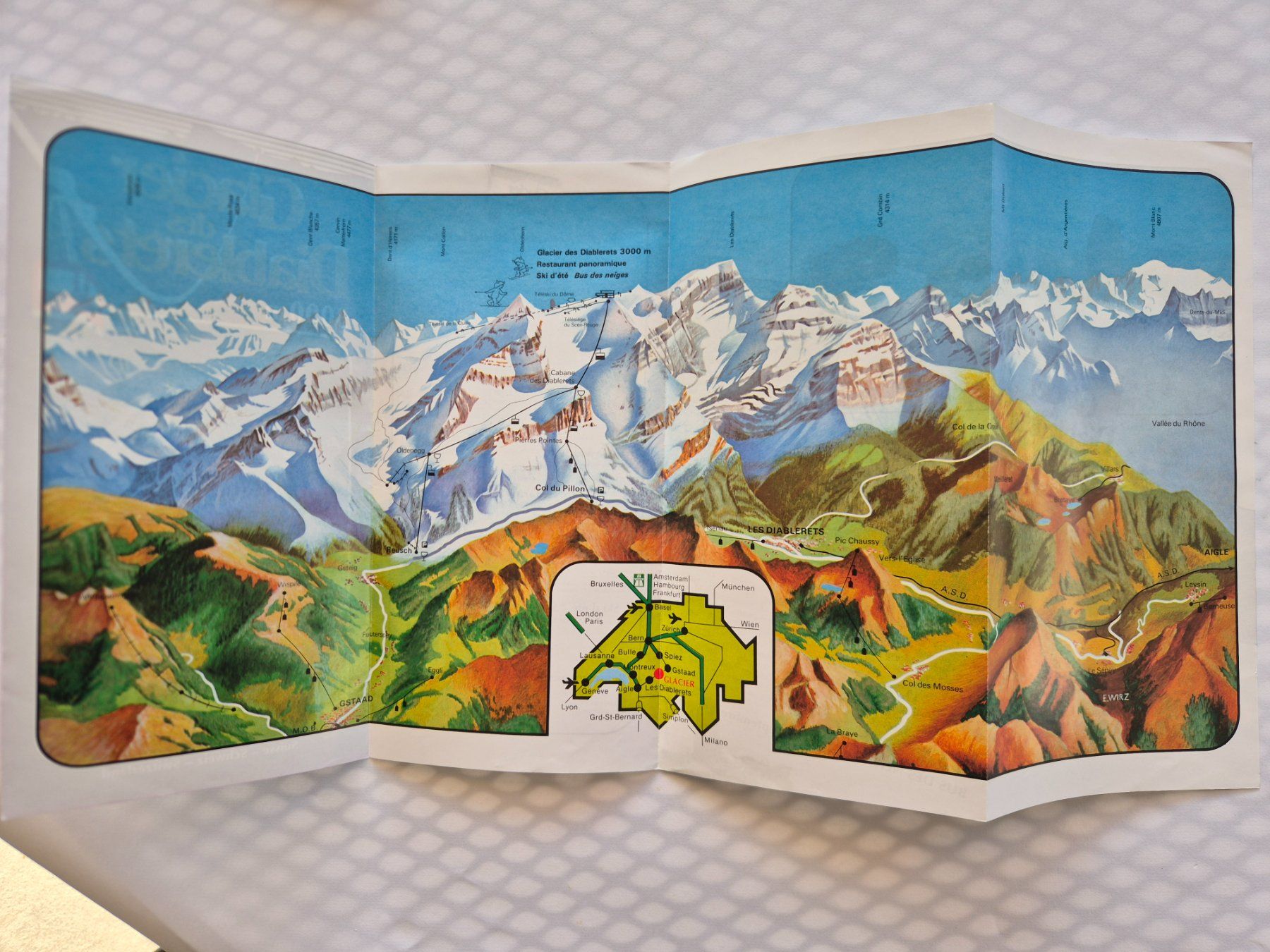 Documenti: Fahrplan Glacier des Diablerets 3000m 1996 – Usato da Langendorf venduto da zvonu161 2