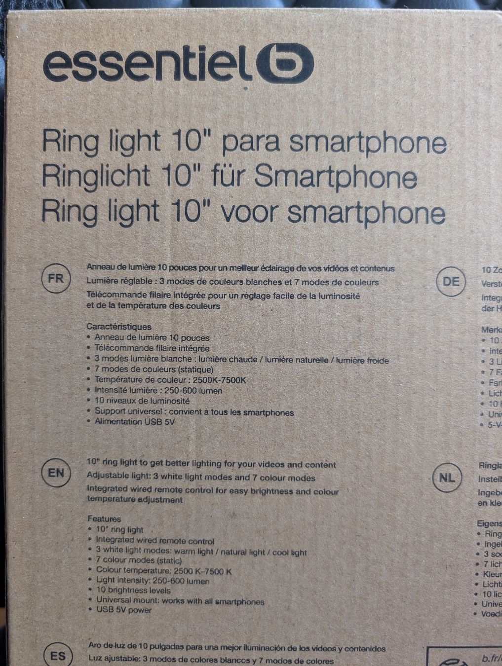 Lampade: Ringlicht 10'' für Smartphone – Nuovo e nell'imballaggio originale da Dübendorf venduto da se7_qwf5 2