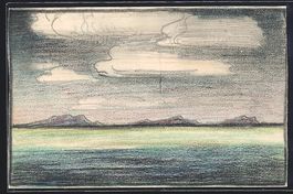 Handgemalt sign. Carl O. Arends: Stiller
