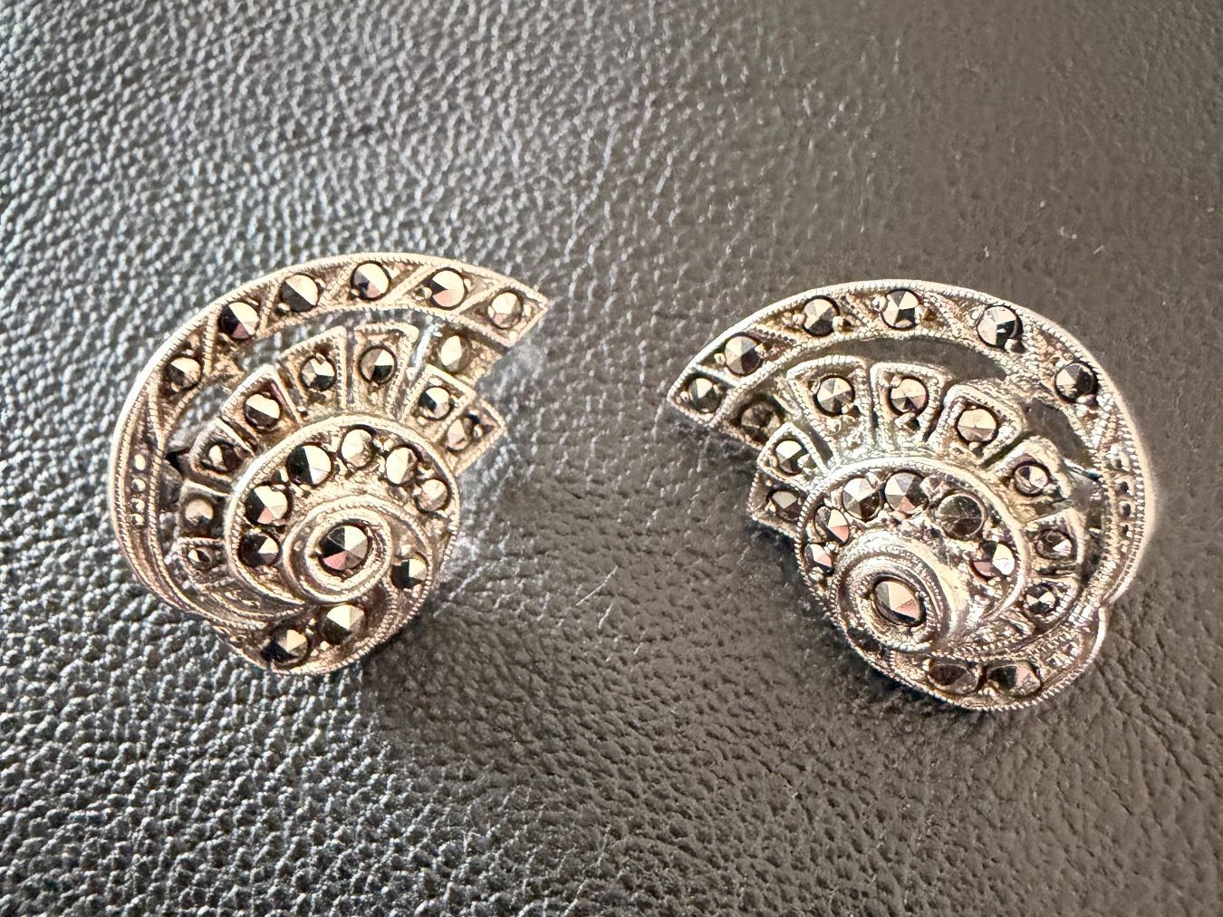 Ohrringe & -stecker: Art Deco Ohrringe Silber & Markasiten – Gebraucht aus Münsingen von Krone75