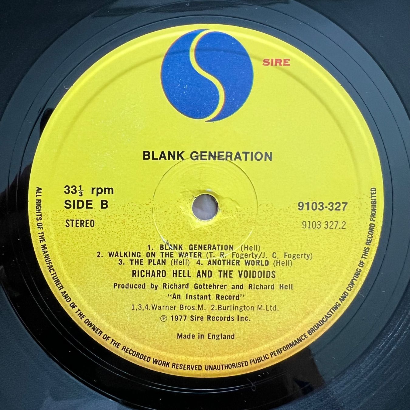 Dischi in vinile: Richard Hell & The Voidoids - Blank Generation / 1. UK 1977 – Usato da Gais venduto da soundcave57 3