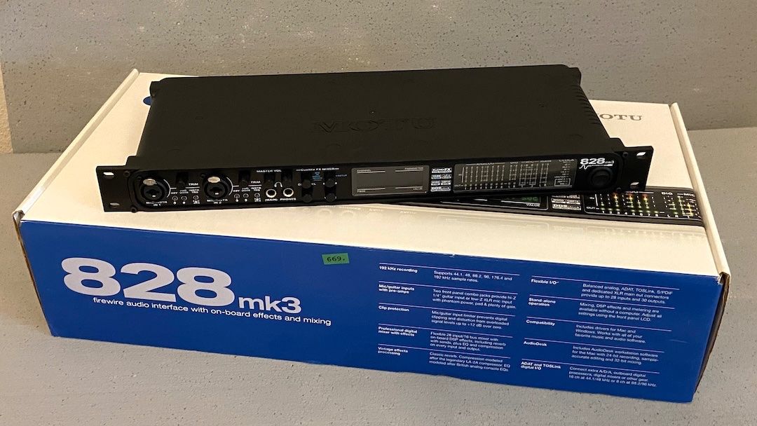 Konverter: MOTU 828 mk3 Firewire - Audio-Interface – Neu (gemäss Beschreibung) aus Stäfa von Ricasale 6
