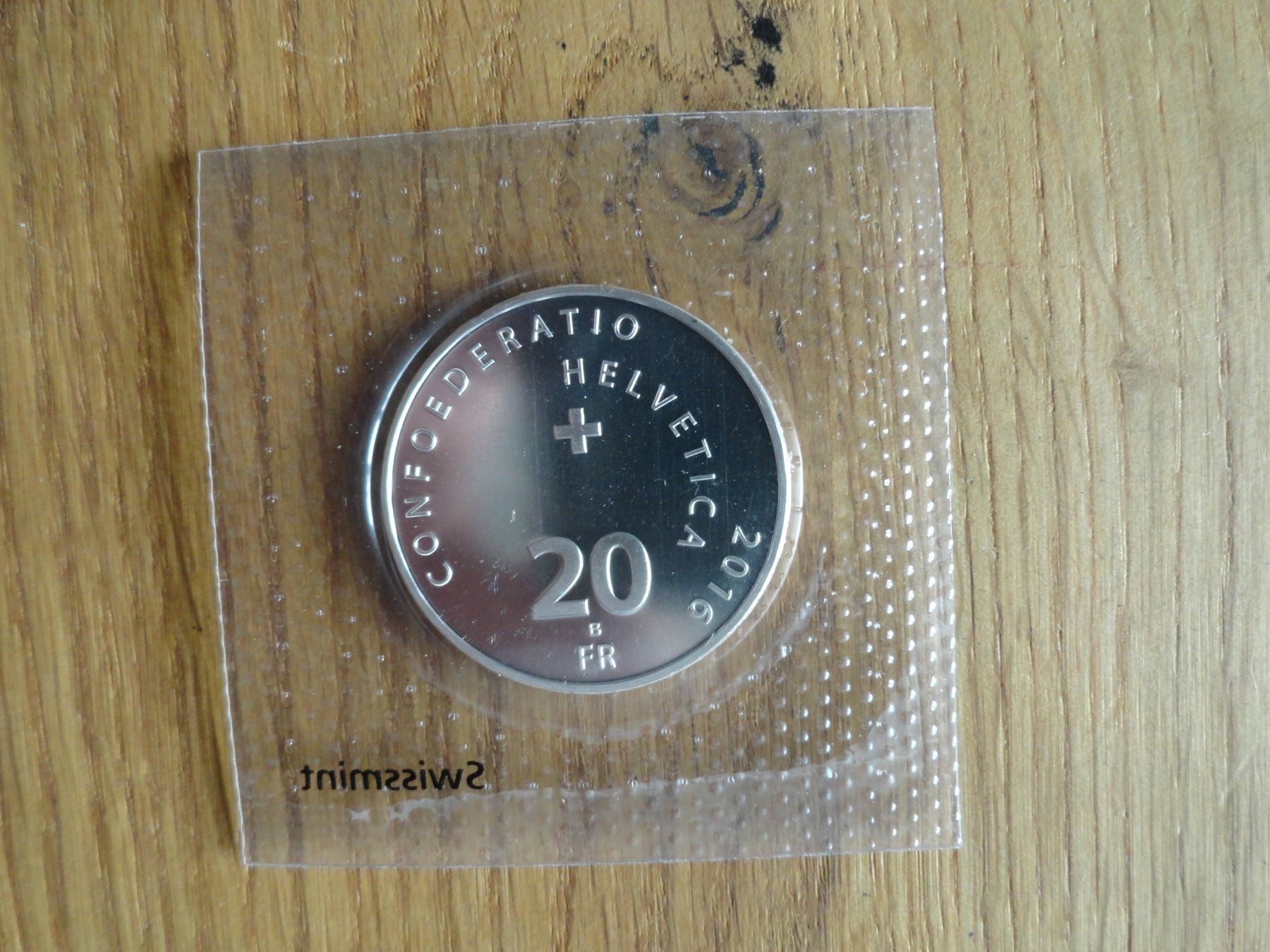 Alle Münzen: 20 Fr. Sondermünze 2016 - Silber - Gottardo – Neu und originalverpackt aus Gerlafingen von Shiva_74 3